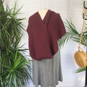 BABATON Cashmere Maroon Roy Infinity Scarf